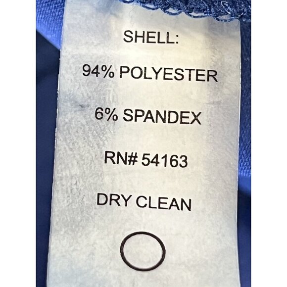 Tommy Hilfiger Women Dress Size 14 Blue Sheath Sleeveless Work Scoop  Women New - Picture 8 of 8